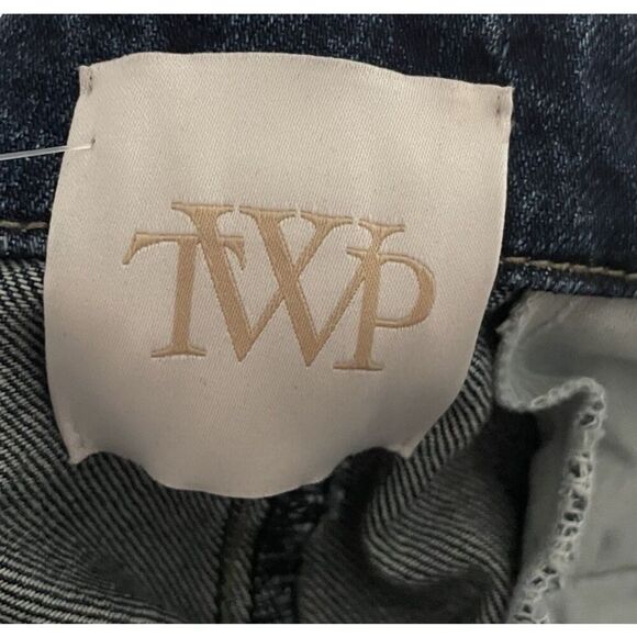 New $525 TWP Dancing in the Dark Wide Leg Trouser Jeans Size 29 - Picture 5 of 6